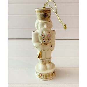 Madison Avenue Vintage Porcelain Nutcracker Christmas Ornament Toy Soldier 1999